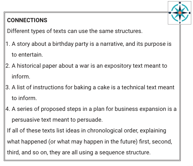 Types of Passages, Text Structures, Genre and Theme